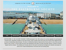 Tablet Screenshot of eastbournesociety.co.uk
